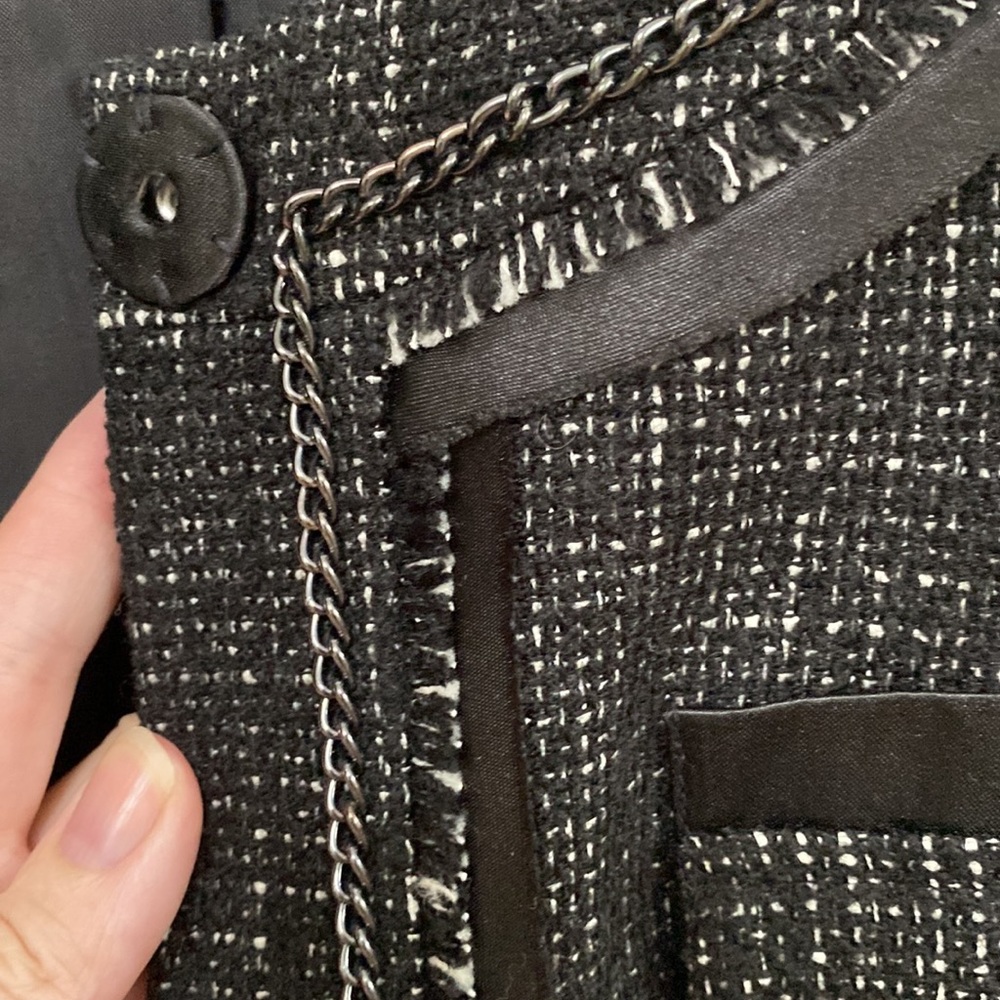 Halogen “Tweed” Inspired Jacket With Multiple Det… - image 8